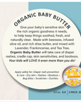 Organic Baby Butter - 57ml (2oz).