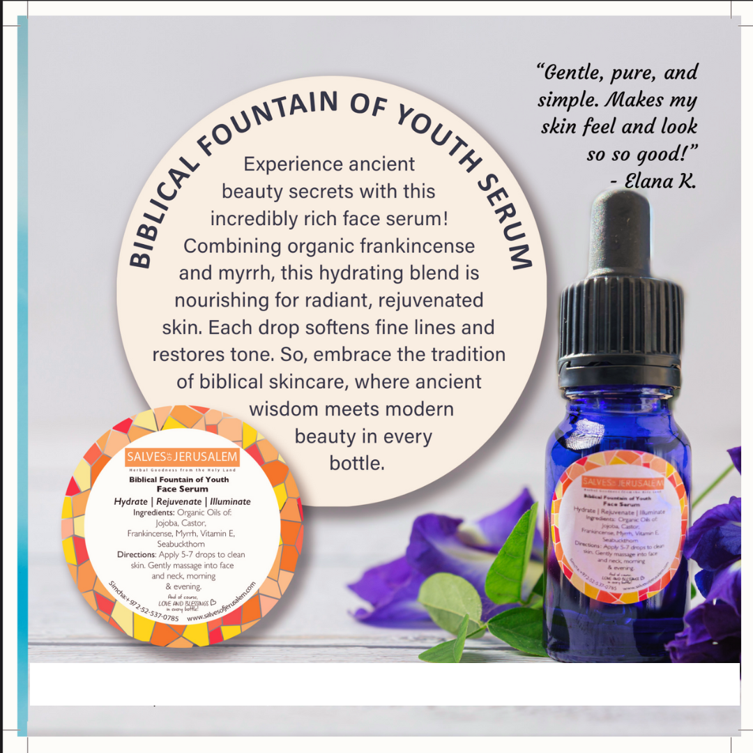 The Biblical Fountain of Youth Face Serum.