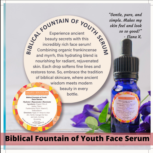 The Biblical Fountain of Youth Face Serum