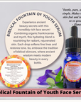 The Biblical Fountain of Youth Face Serum