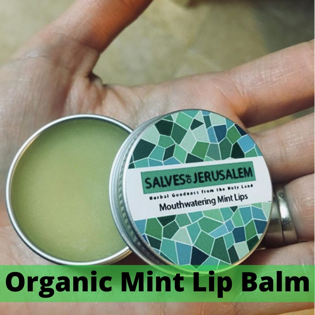 Mouthwatering Mint Lips - Organic Lip Balm - Salves of Jerusalem